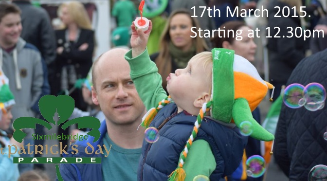 2015 SMB Patricks Day Parade set for 12.30pm on 17th March…